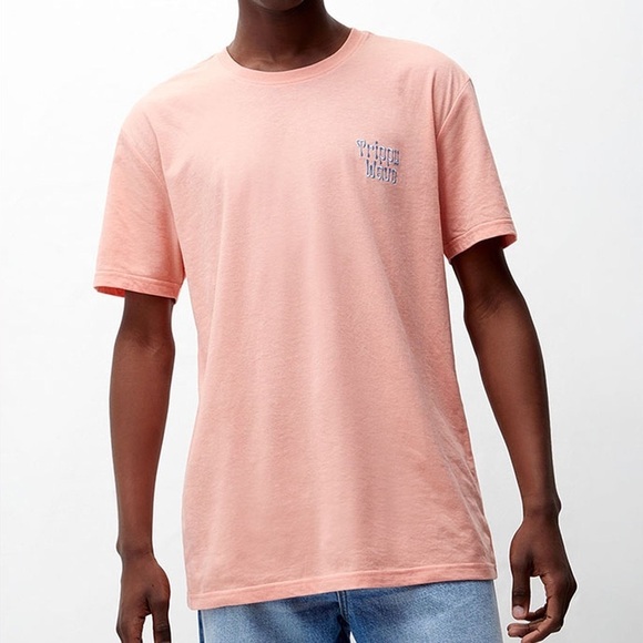 PacSun Other - Pacsun PacCares trippy wave embroided t shirt in coral
Orange size Medium